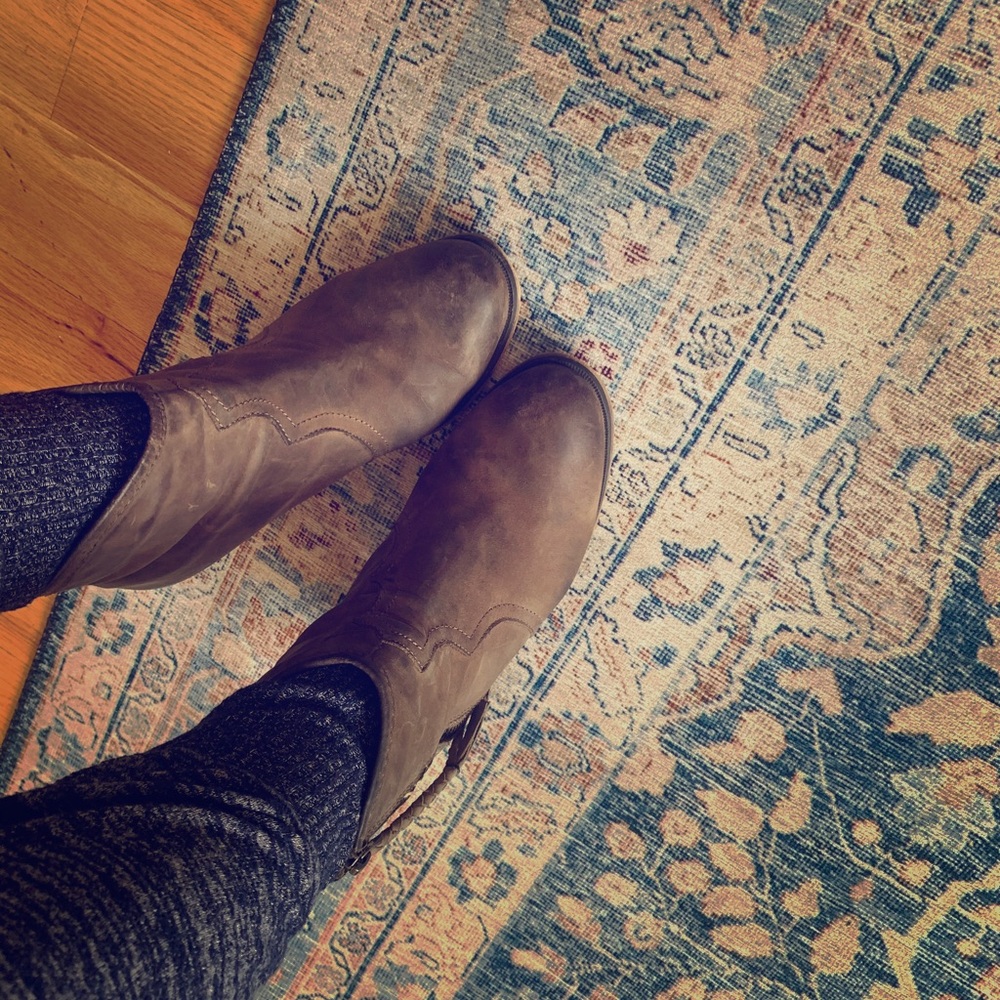 Distressed Booties